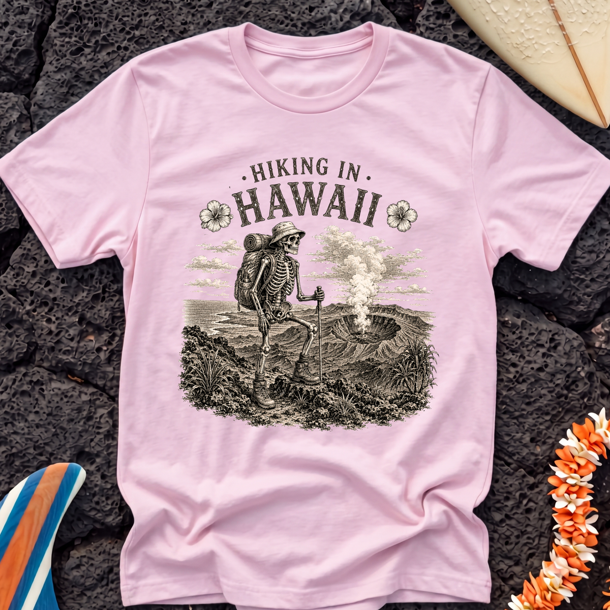 Hiking in Hawaii Halloween T-Shirt