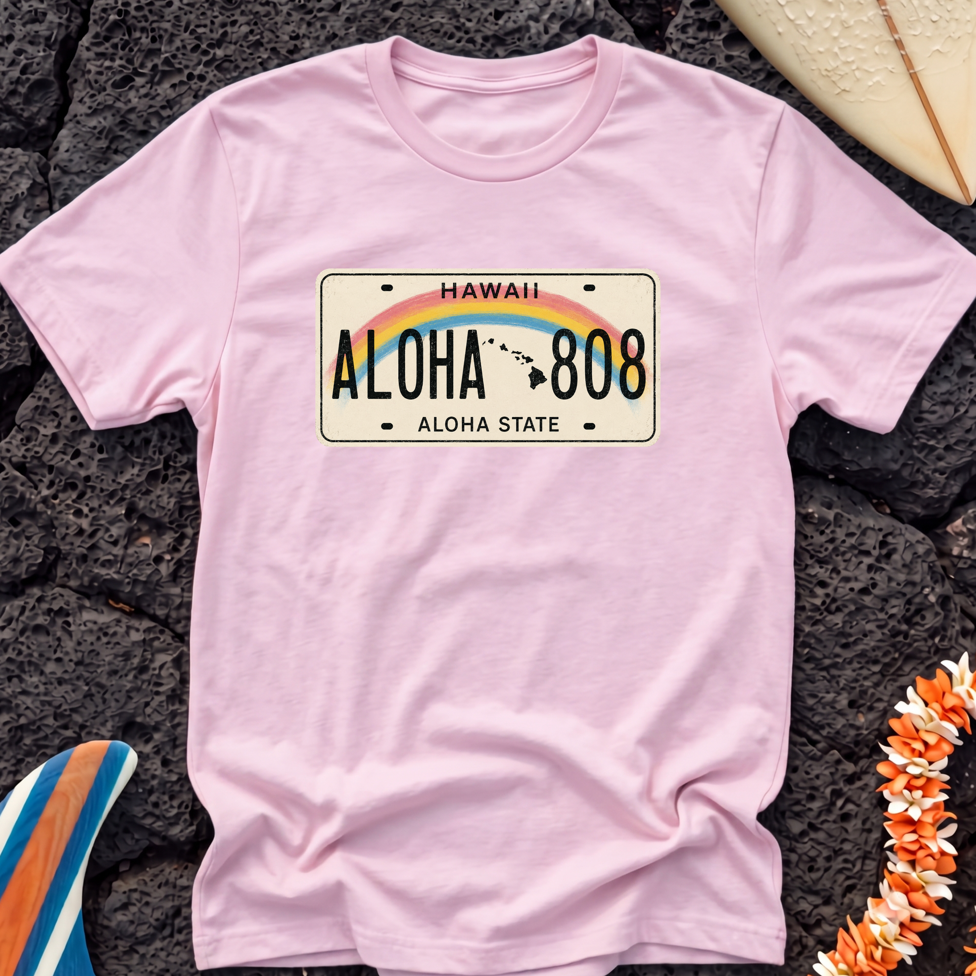 Hawaii License Plate T-Shirt