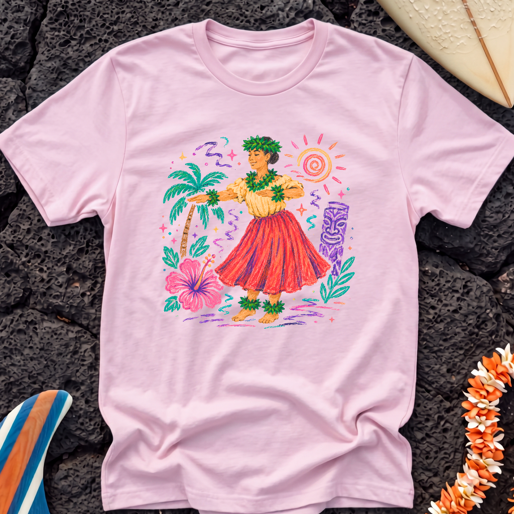 Hawaiian Hula Girl T-Shirt