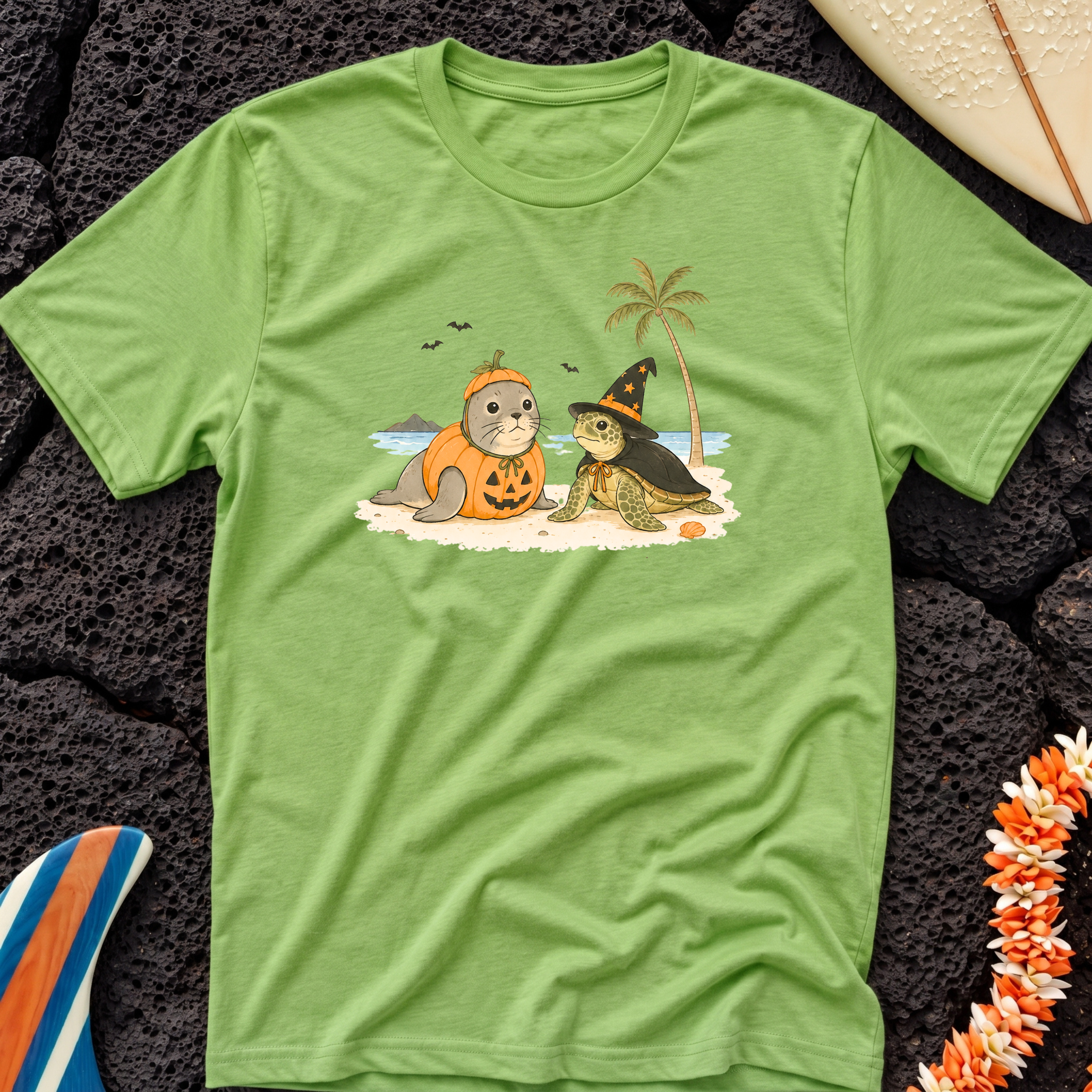 Halloween Seal & Turtle Tee