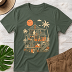 Hawaii Haunted House Halloween T-Shirt