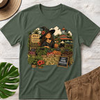Farmers Market Witch T-Shirt — Hilo Local Produce Graphic Tee