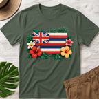Hawaiian Flag Blocks T-Shirt