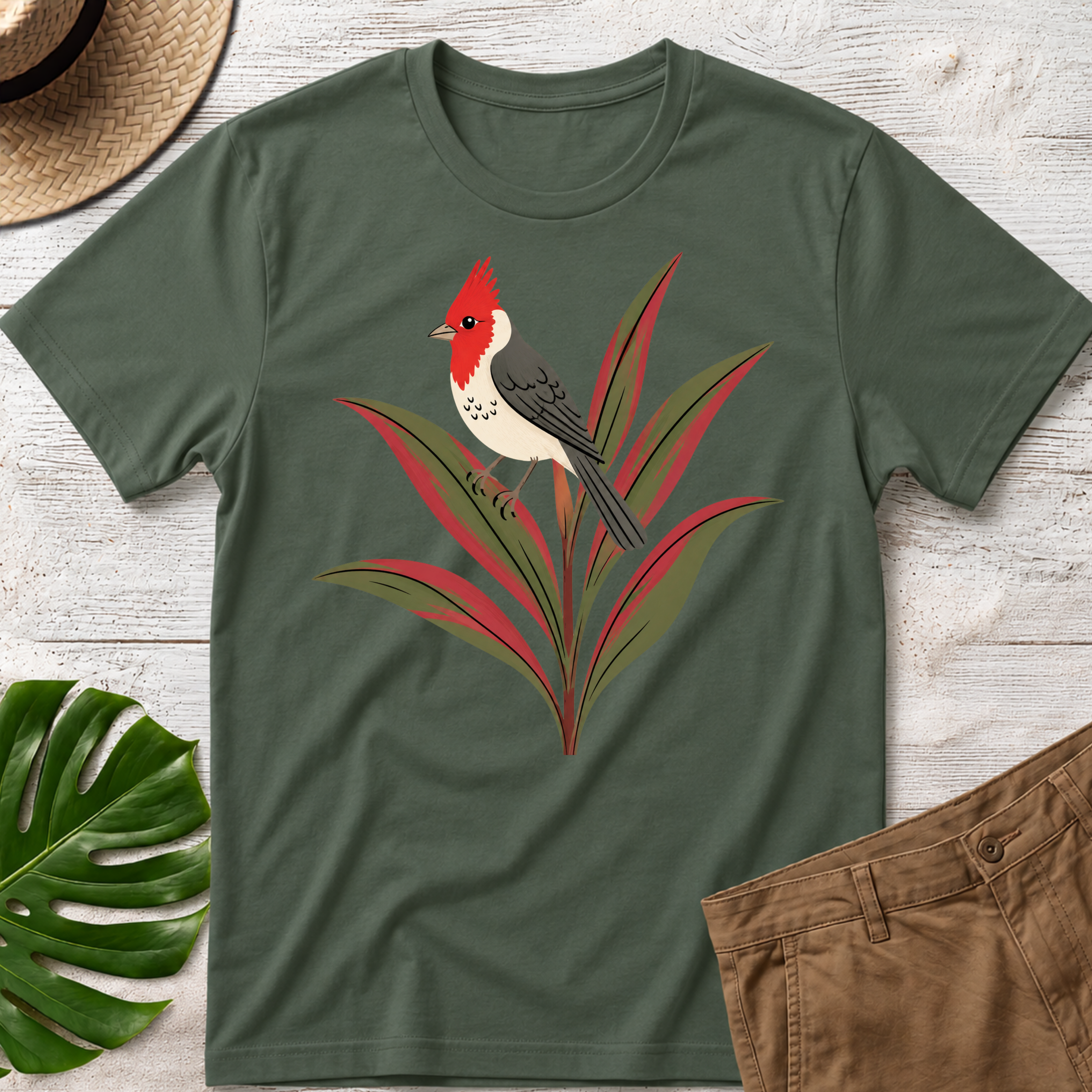 Hawaiian Red Cardinal T-Shirt