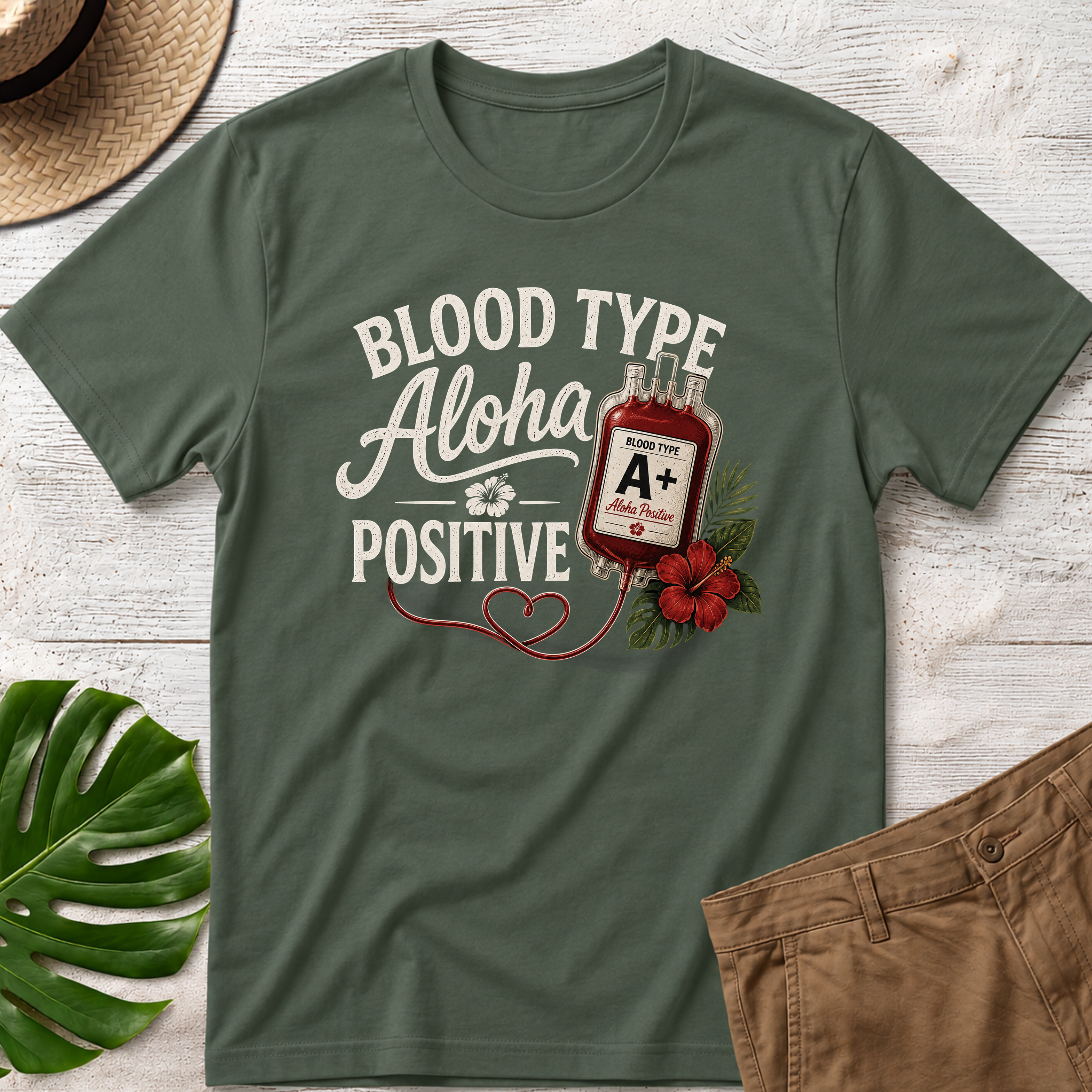 Blood Type - Aloha Positive T-Shirt