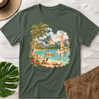 Ghost Beach Sailboat T‑Shirt