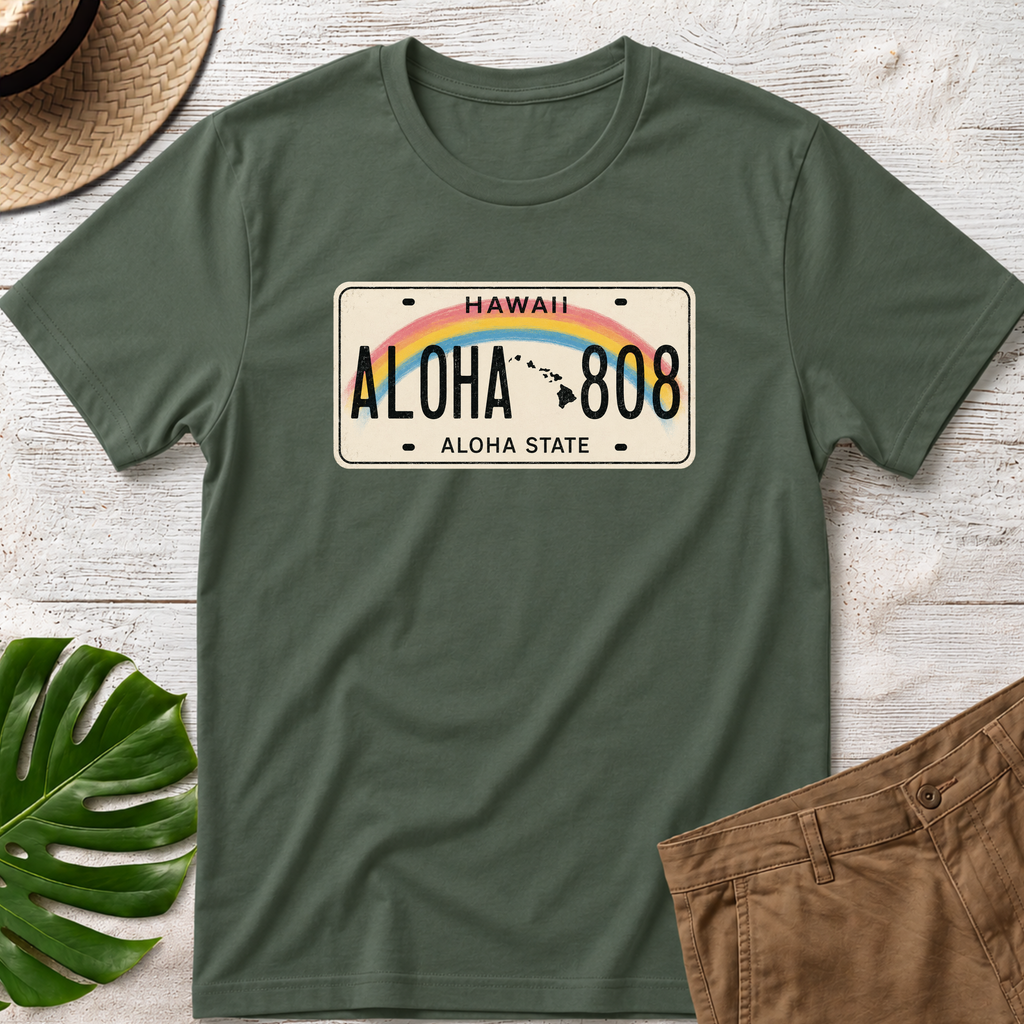 Hawaii License Plate T-Shirt