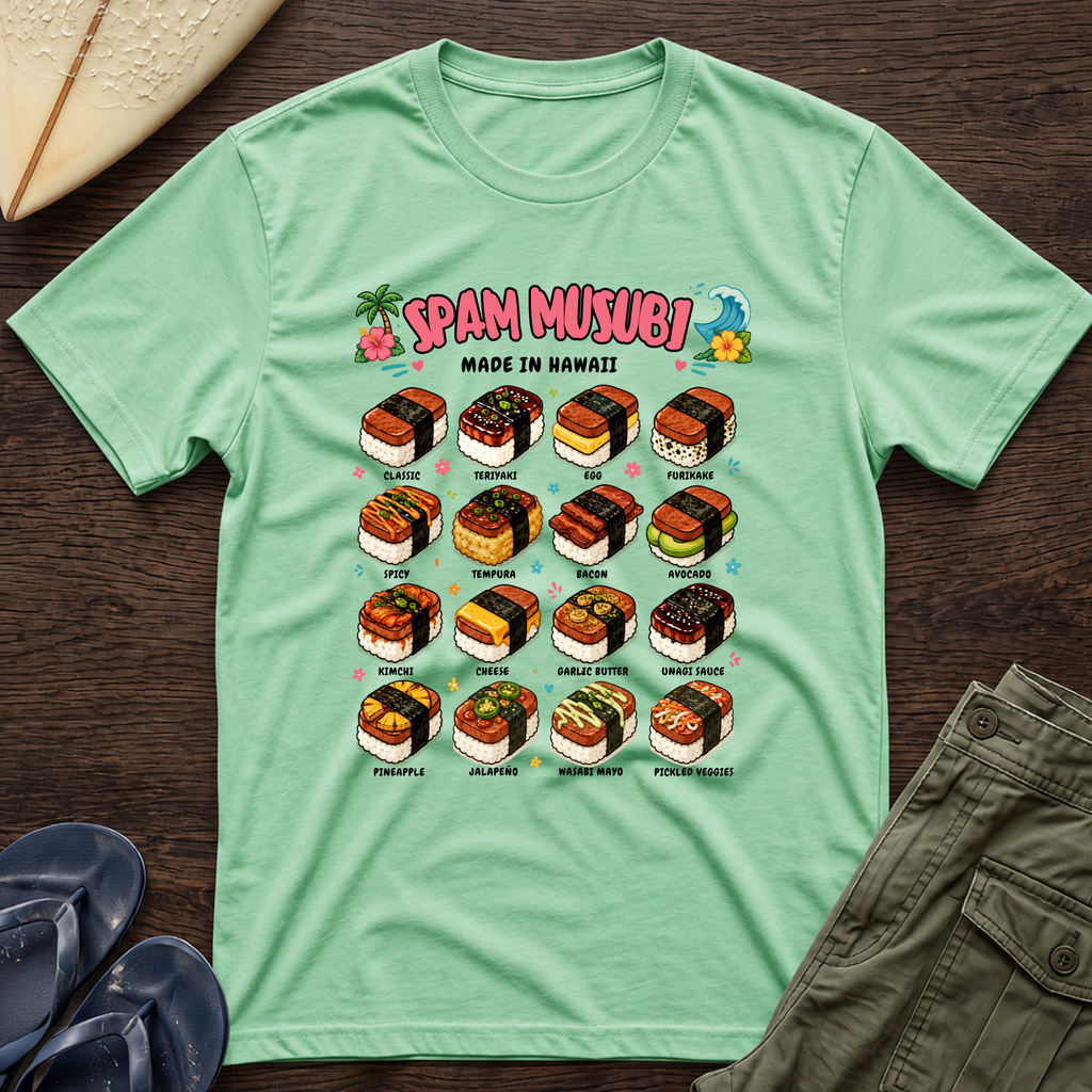Spam Musubi Party Hawaiian T-Shirt
