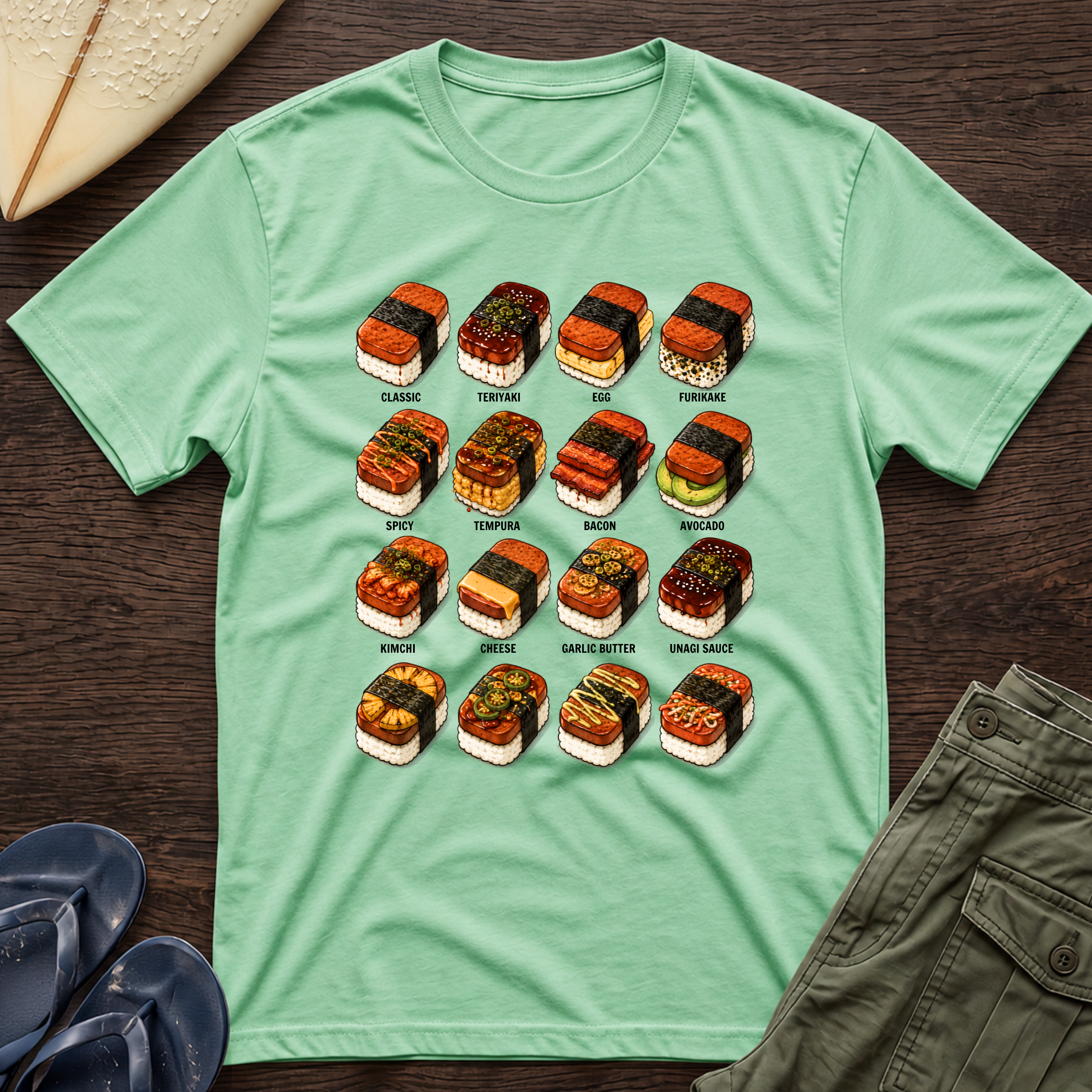 Spam Mususbi Hawaiian T-Shirt