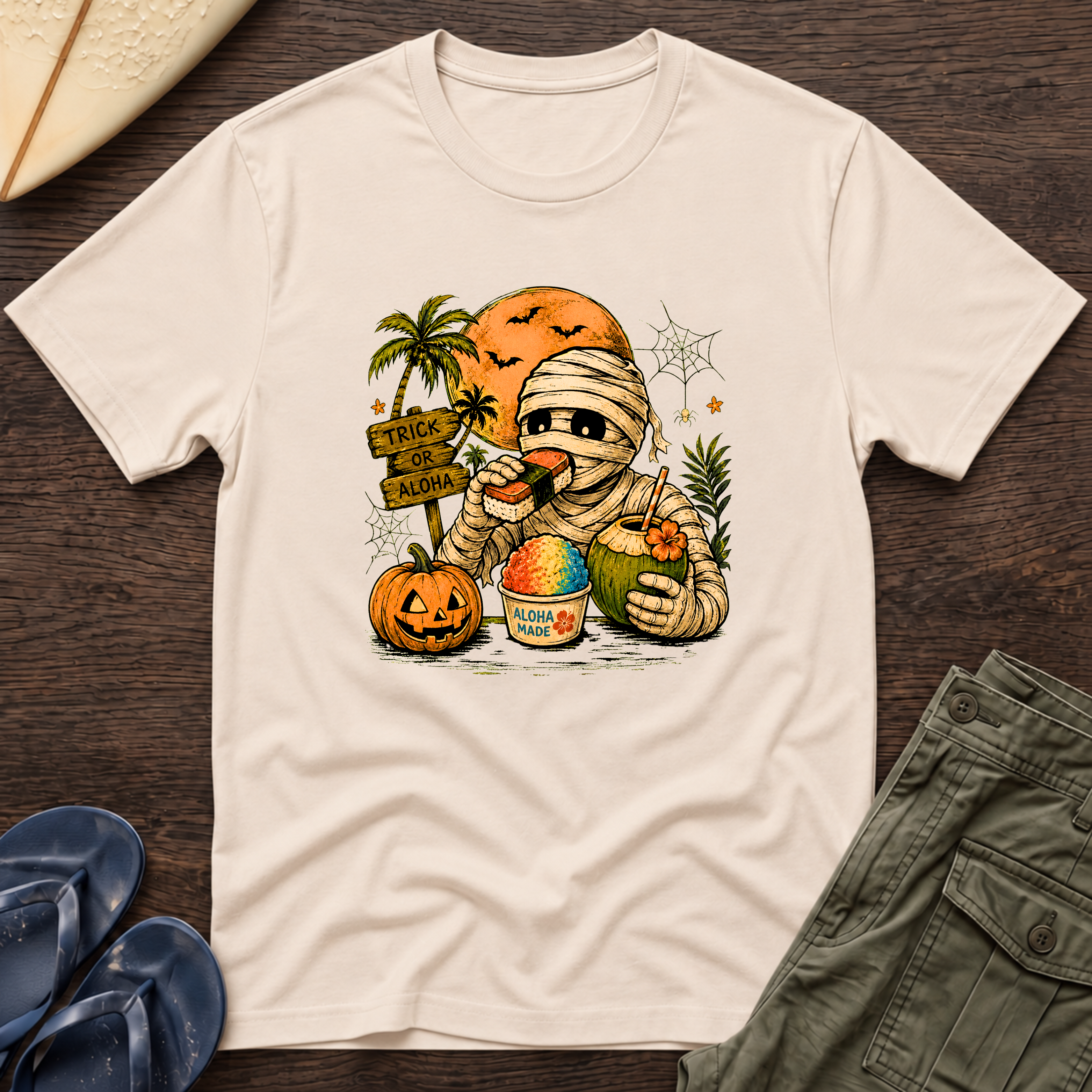 Hawaiian Mummy Tee