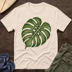 Monstera Cross-Stitch T-Shirt