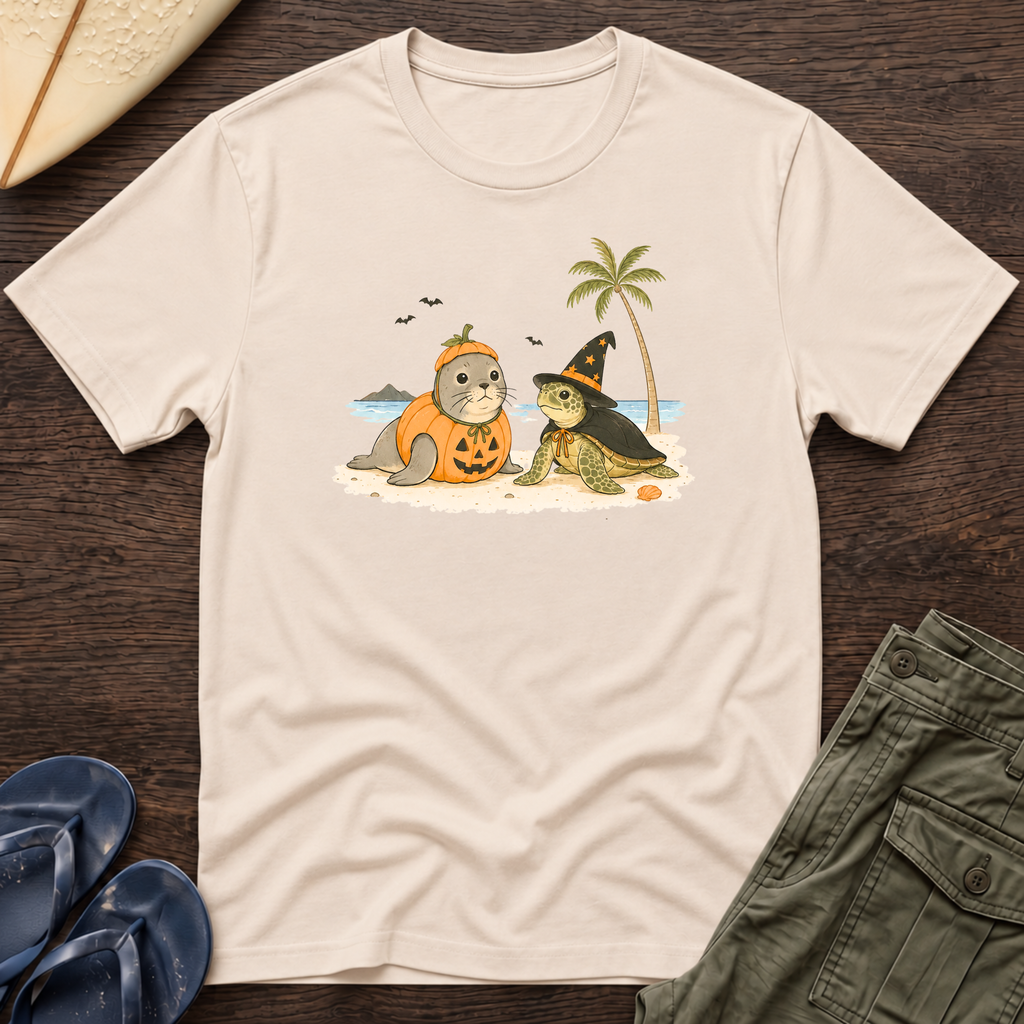 Halloween Seal & Turtle Tee
