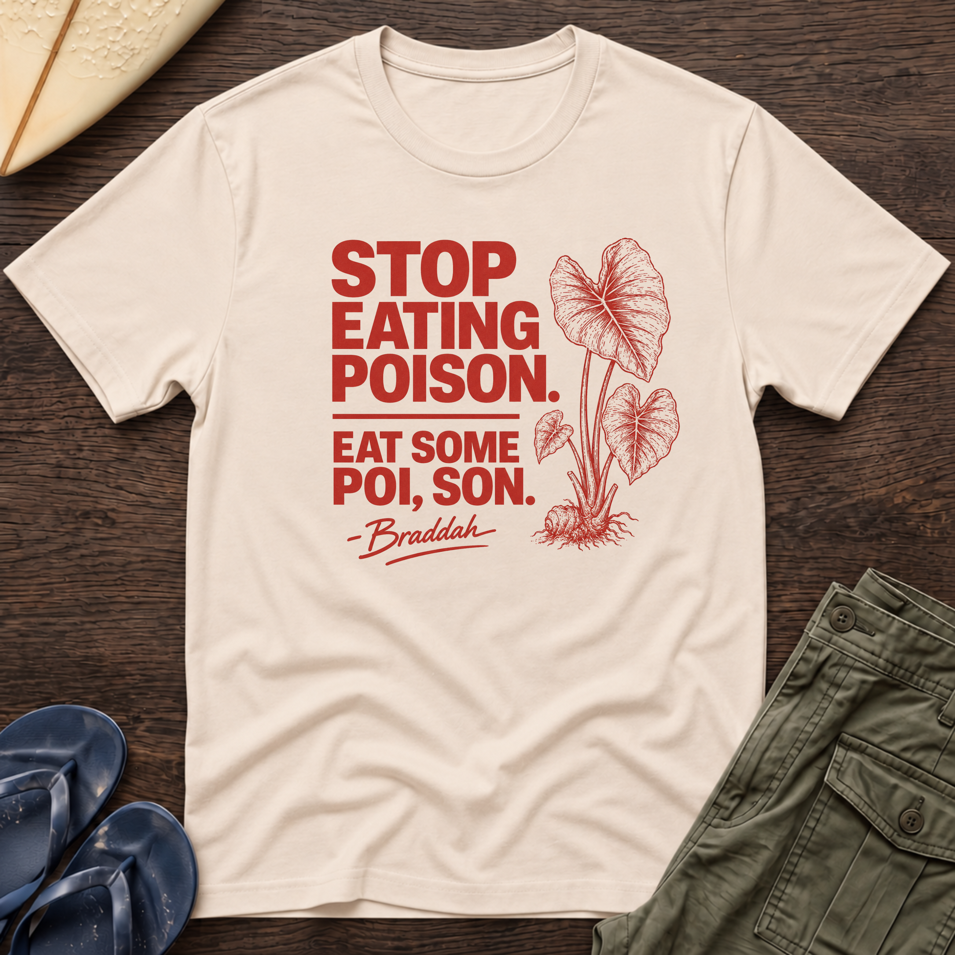 Eat Some Poi, Son Hawaiian T-Shirt