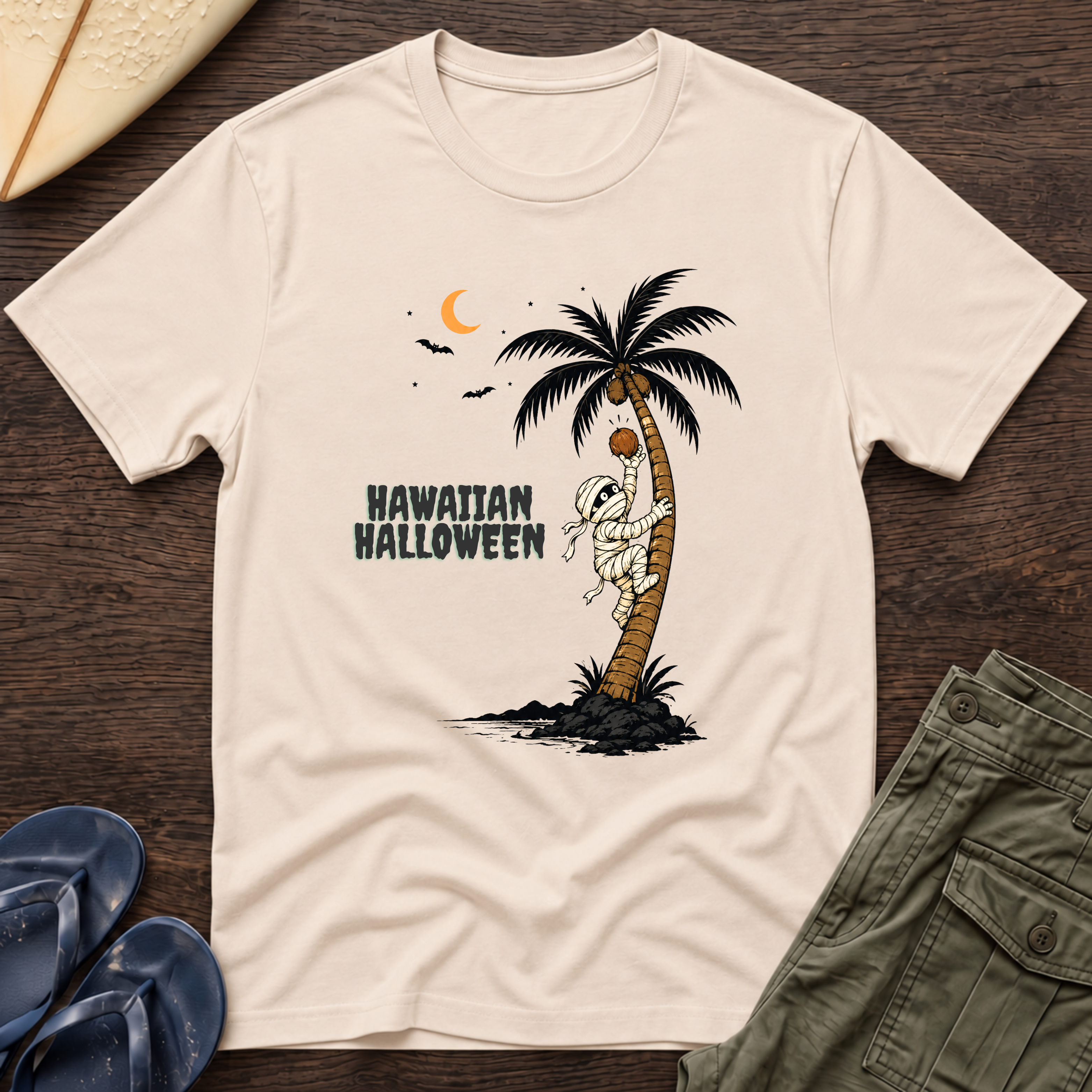 Hawaiian Halloween Tee