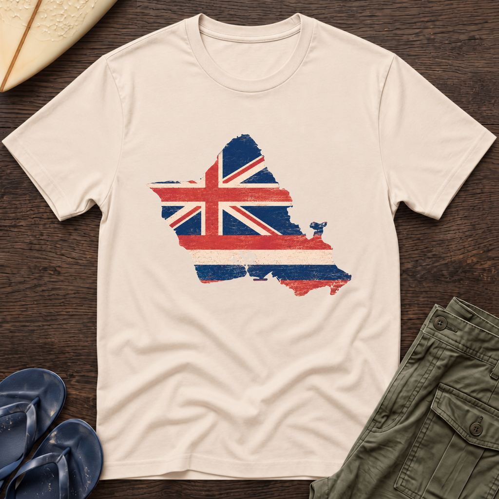 Oahu Hawaii Flag T-Shirt