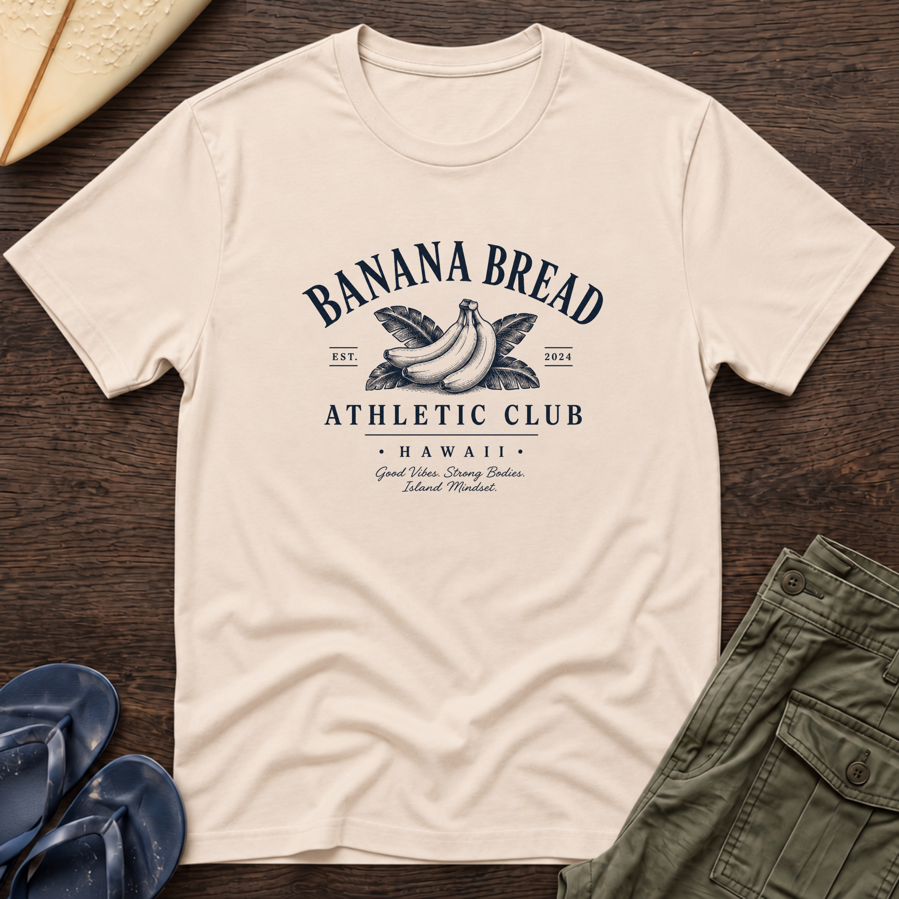 Banana Bread Athletic Club Hawaiian T-Shirt