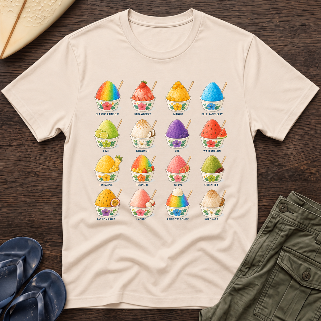 Shaved Ice Hawaiian T-Shirt