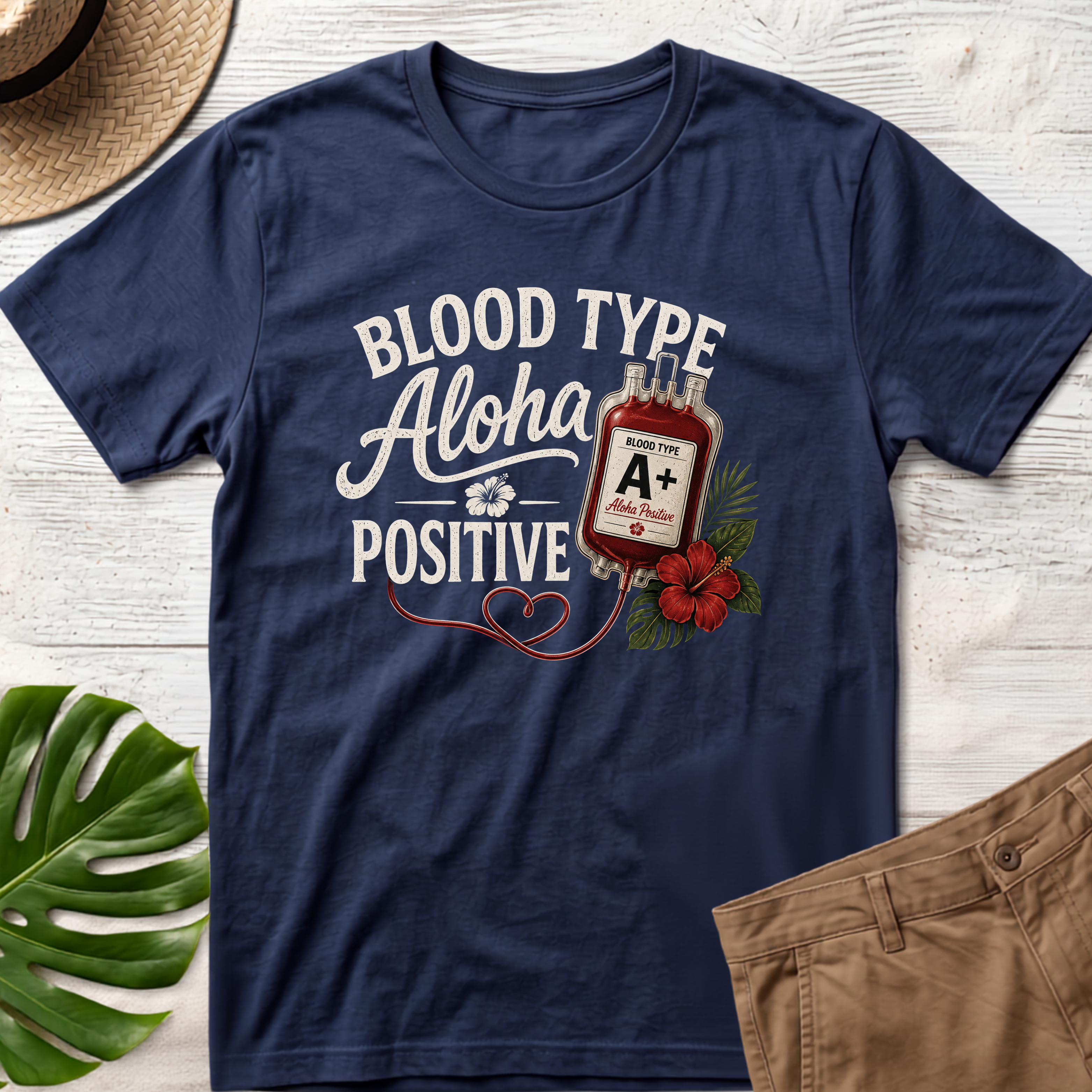 Blood Type - Aloha Positive T-Shirt
