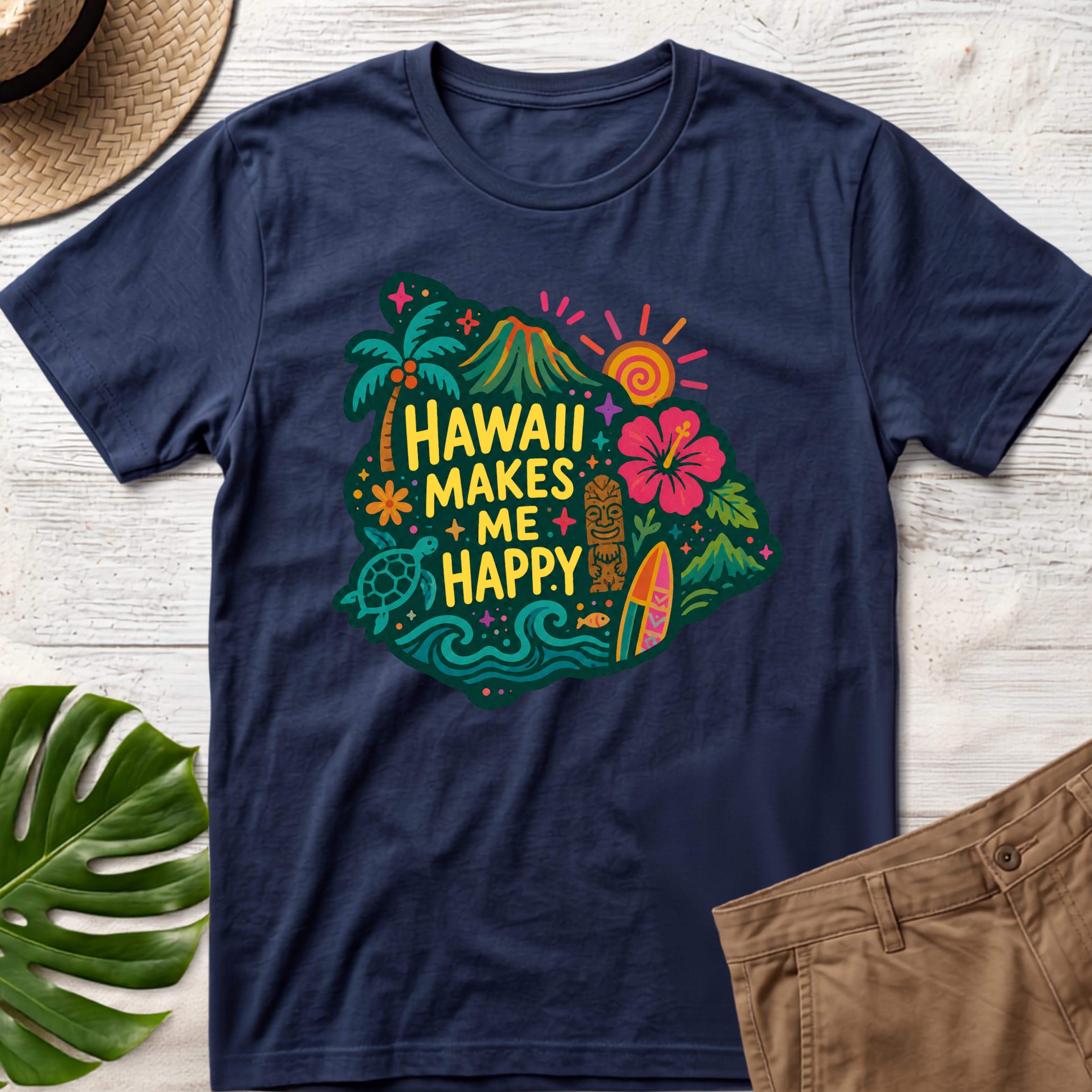 Hawaii Makes Me Happy T-Shirt