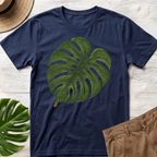 Monstera Cross-Stitch T-Shirt