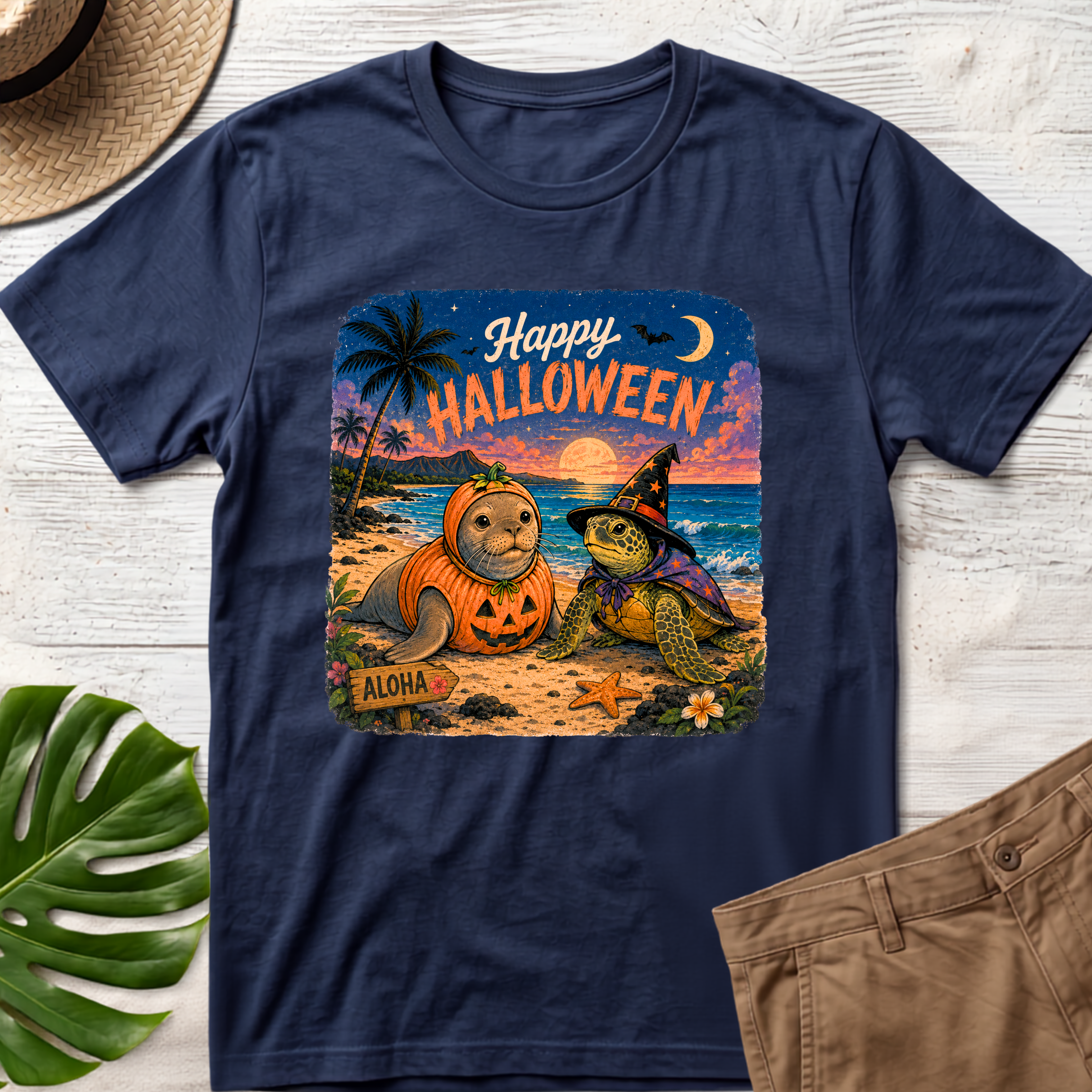 Happy Halloween Beach Tee