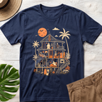 Hawaii Haunted House Halloween T-Shirt