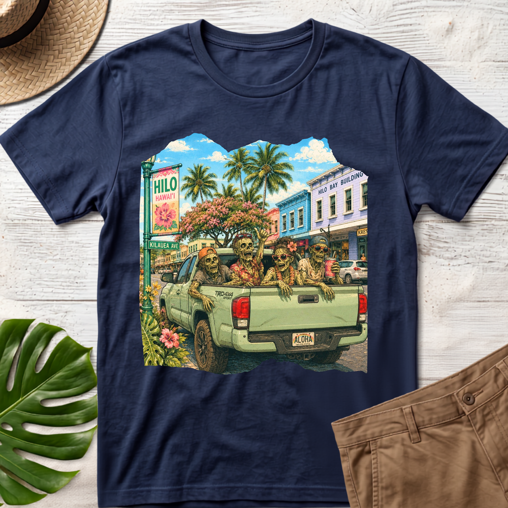 Hilo Pick-up Truck Halloween T-Shirt