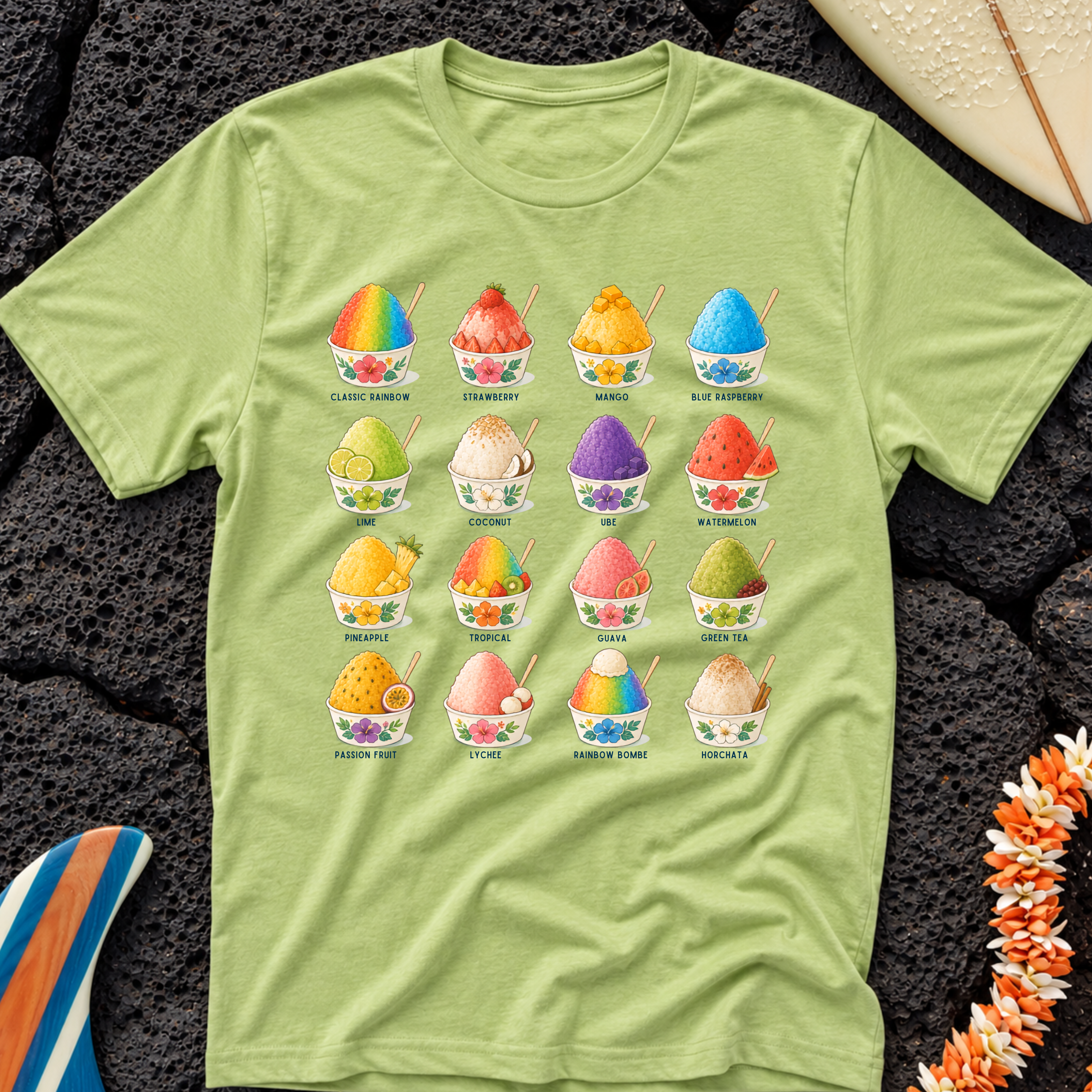Shaved Ice Hawaiian T-Shirt