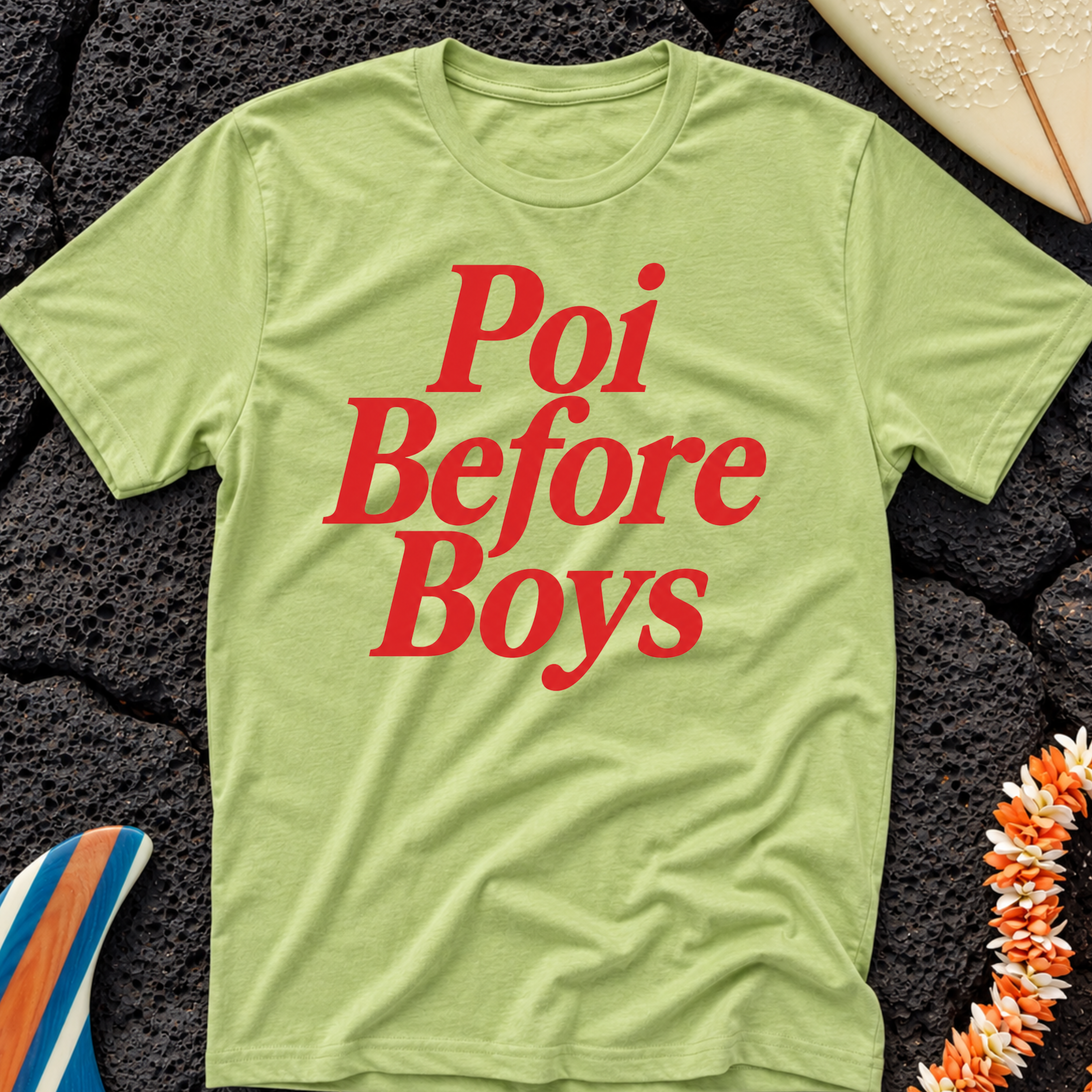 Poi Before Boys Hawaiian T-Shirt