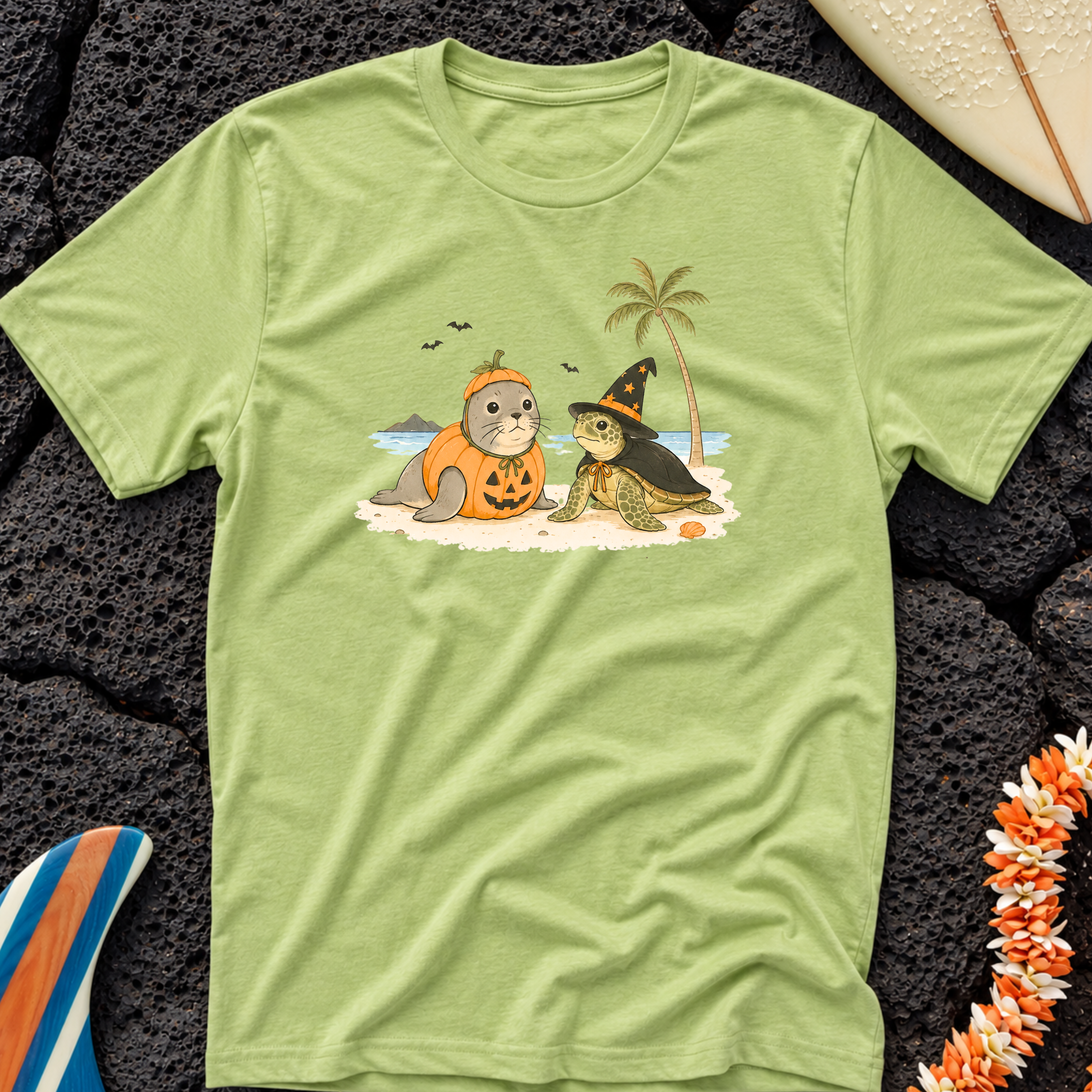 Halloween Seal & Turtle Tee