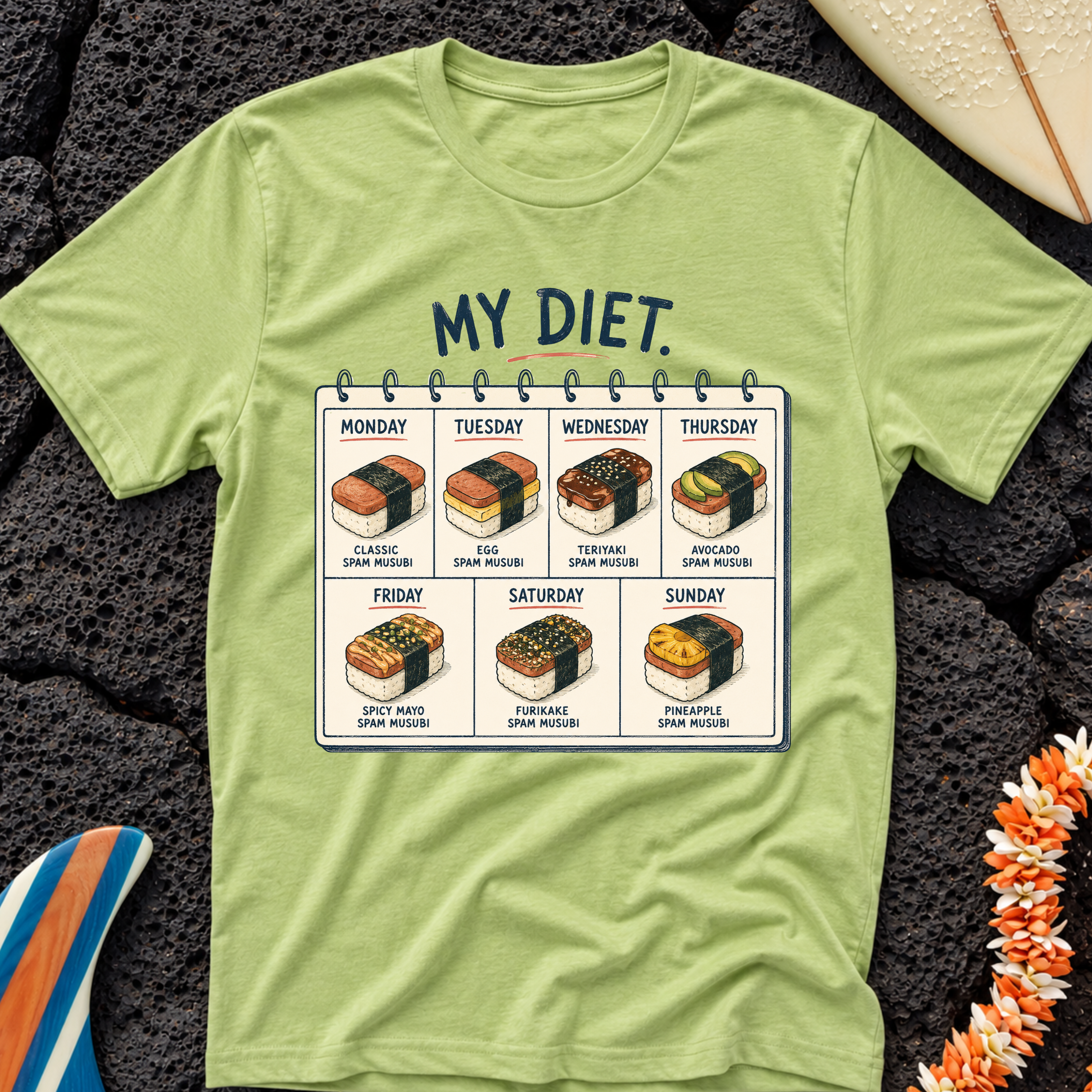 My Hawaiian Diet Hawaiian T-Shirt