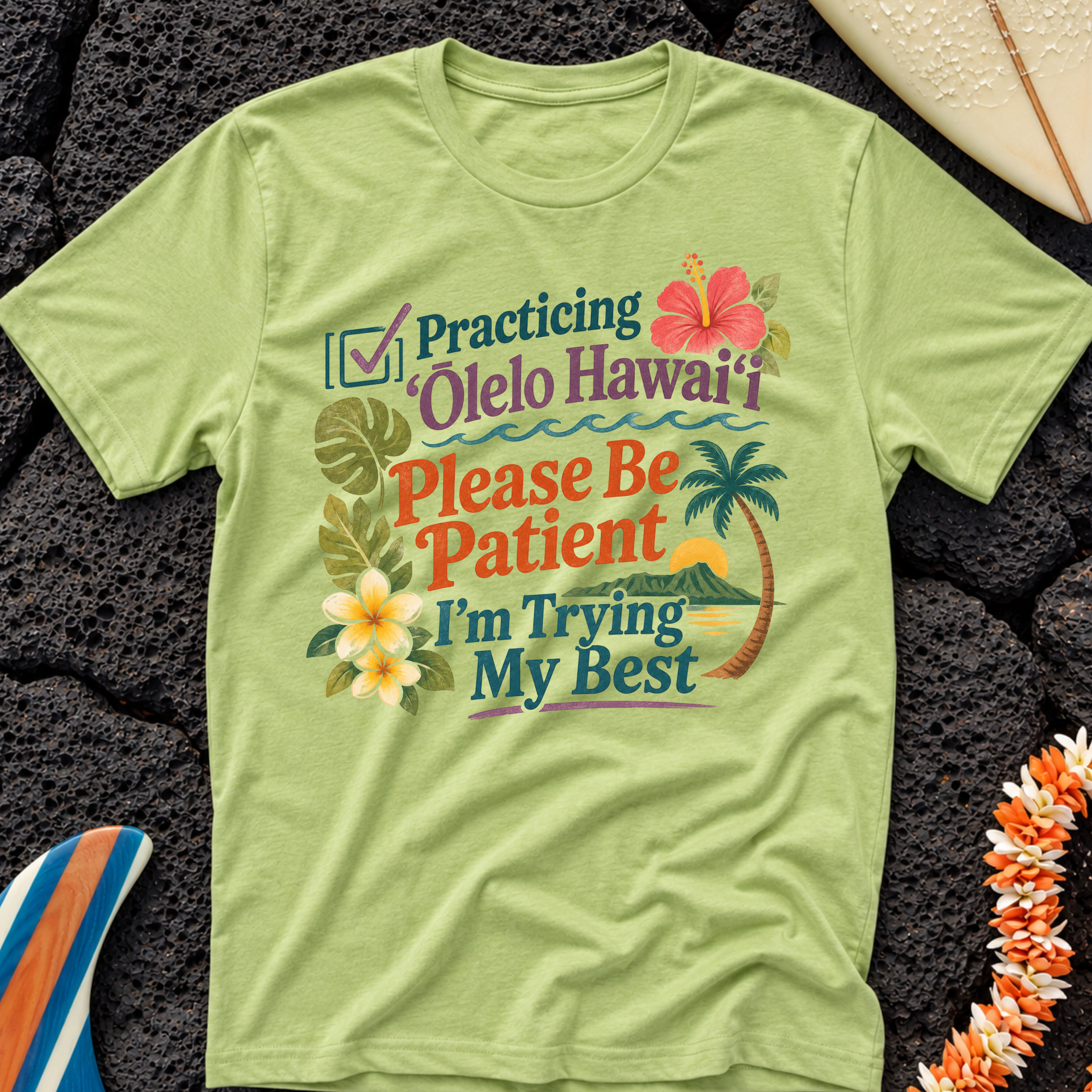 Practicing Olelo Hawaii T-Shirt