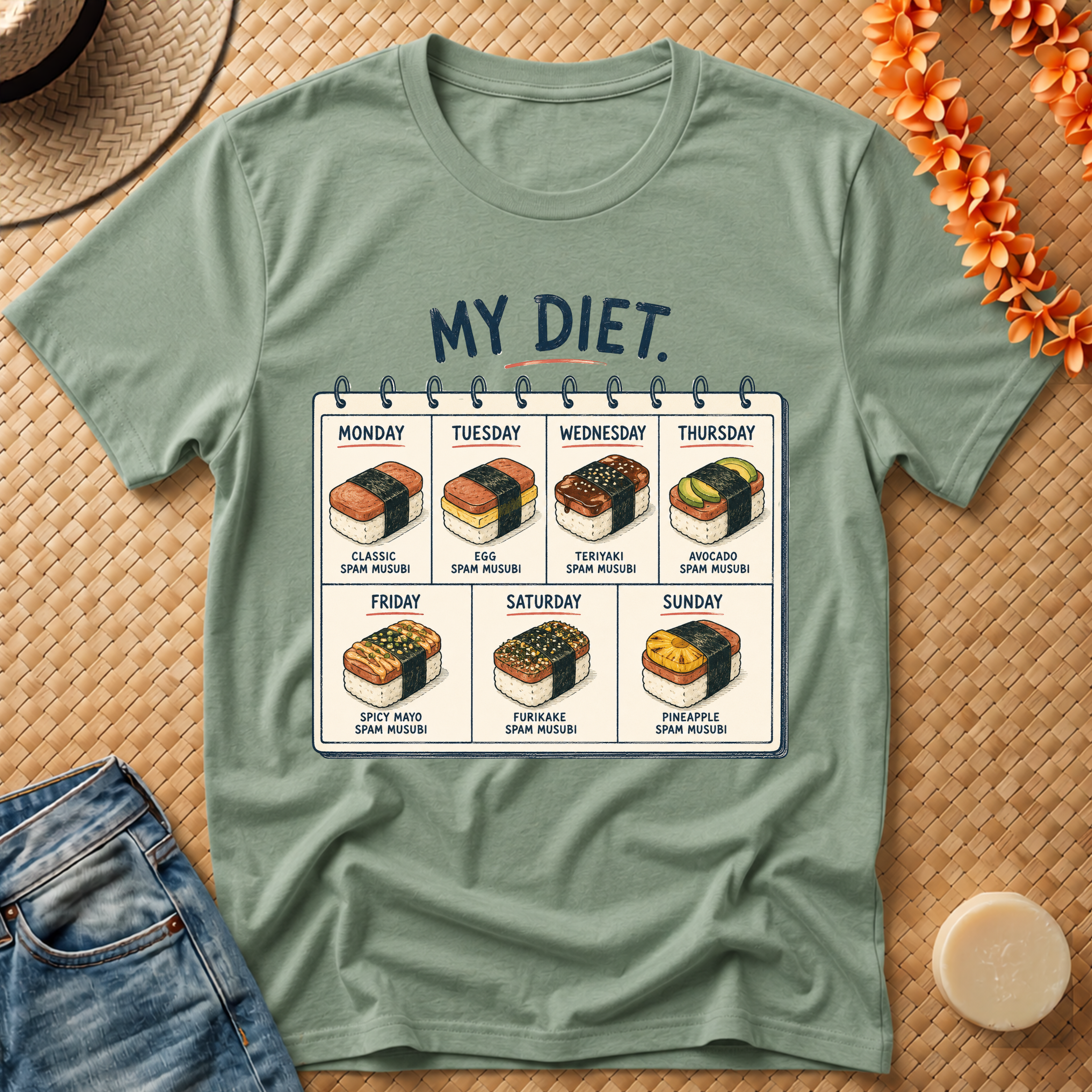 My Hawaiian Diet Hawaiian T-Shirt