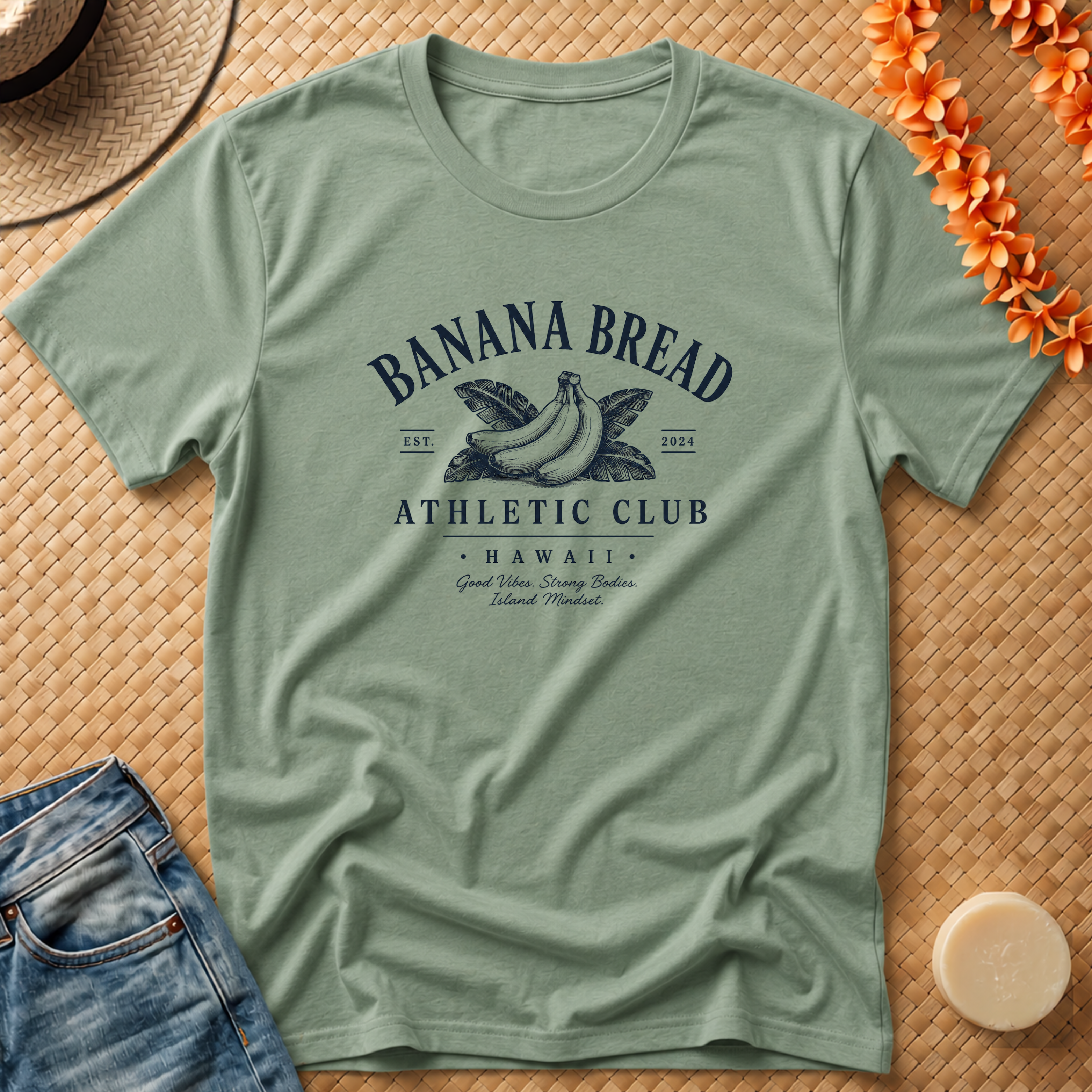 Banana Bread Athletic Club Hawaiian T-Shirt