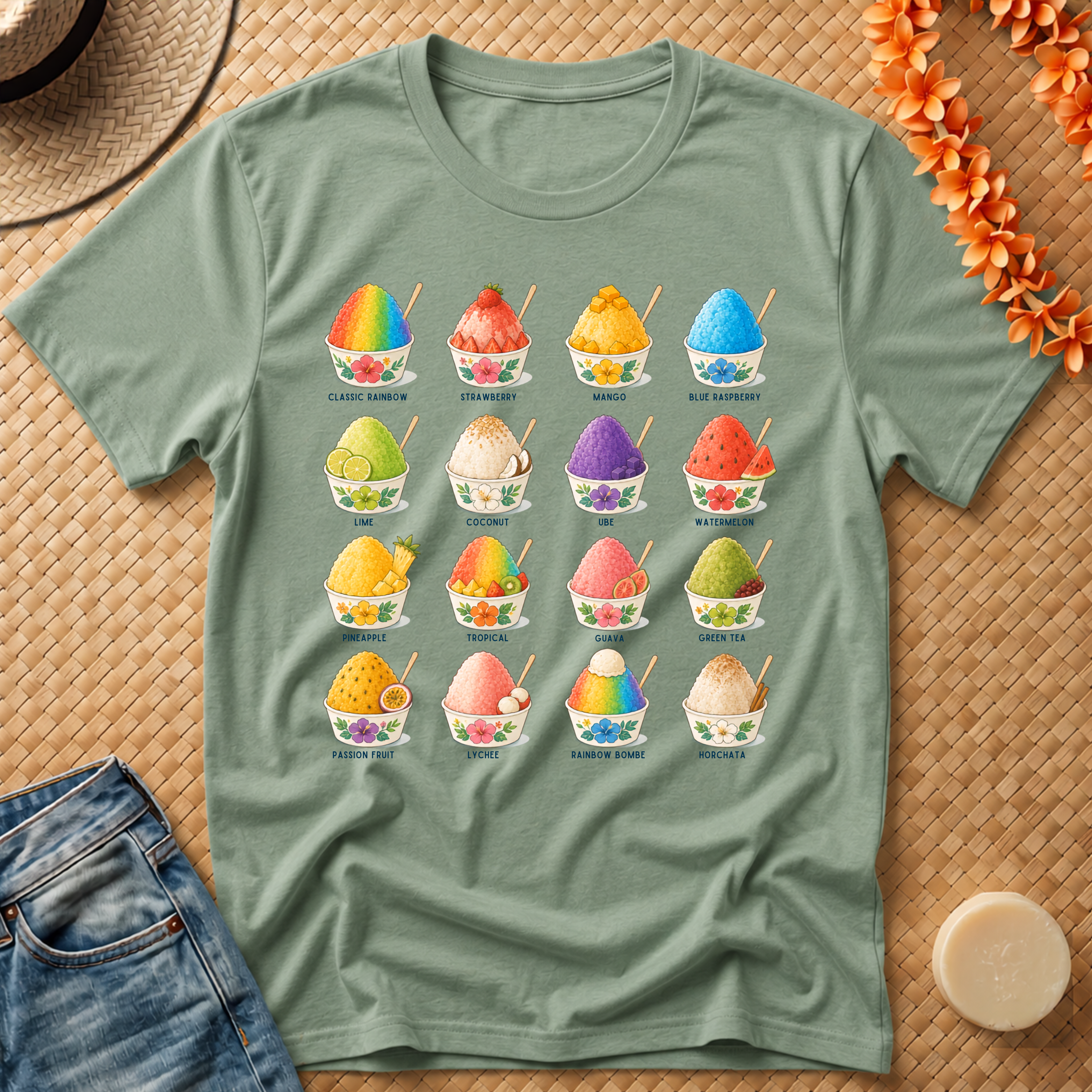 Shaved Ice Hawaiian T-Shirt