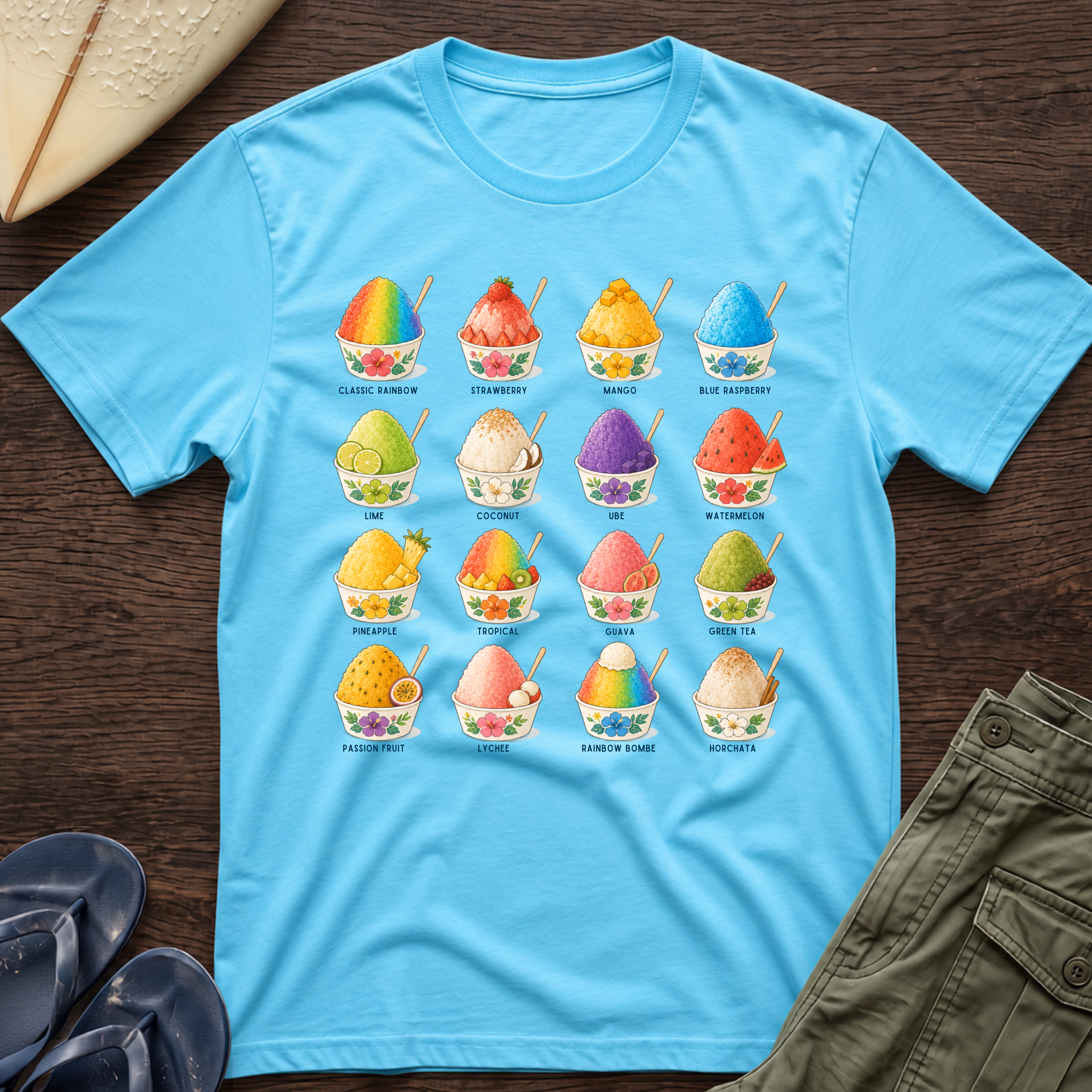 Shaved Ice Hawaiian T-Shirt
