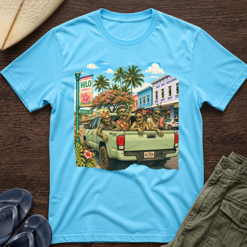 Hilo Pick-up Truck Halloween T-Shirt