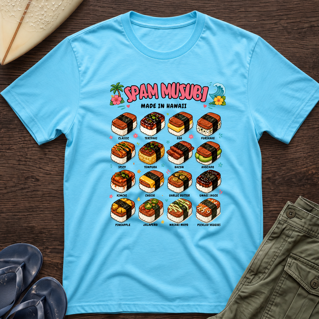 Spam Musubi Party Hawaiian T-Shirt