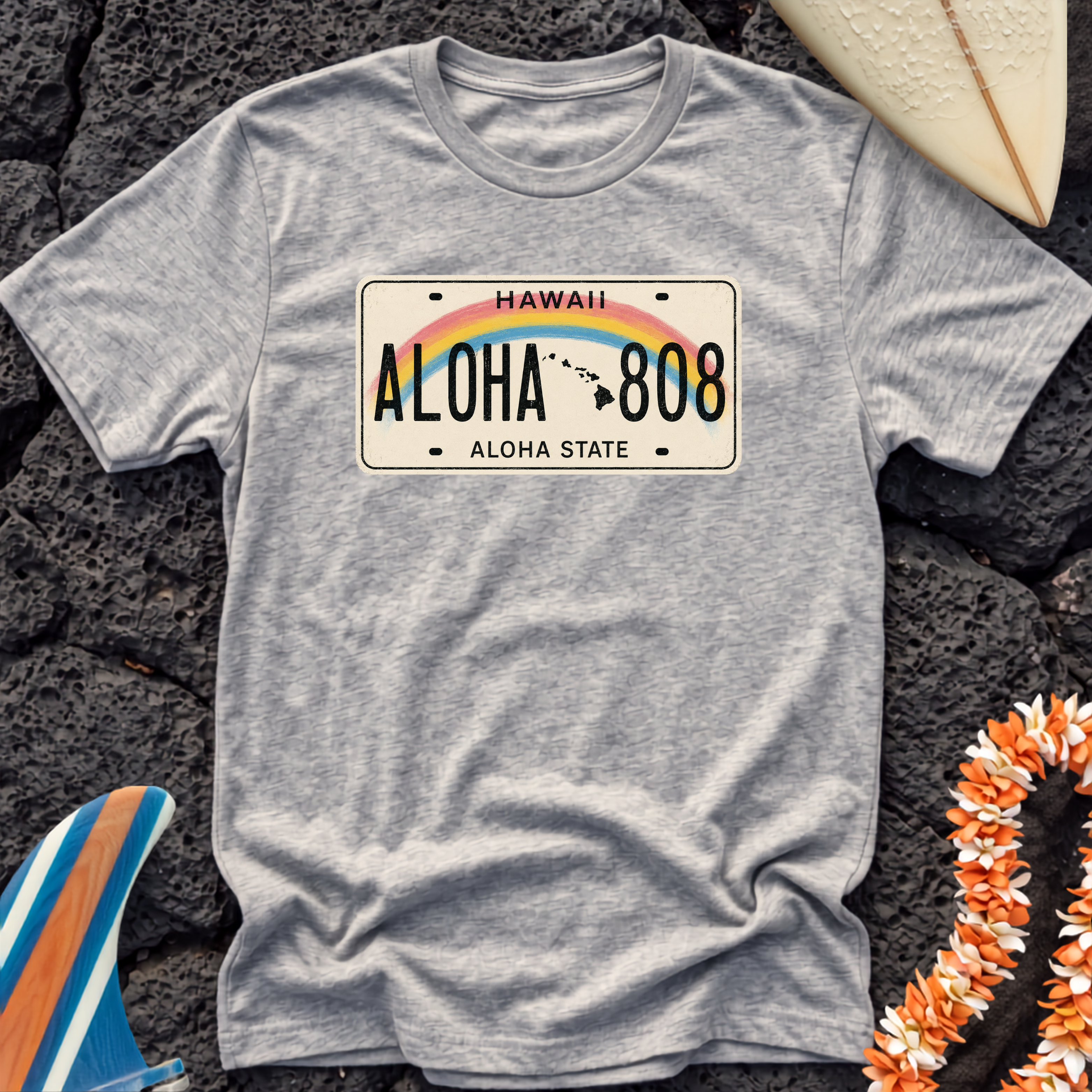 Hawaii License Plate T-Shirt