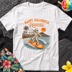 Surfing Mummy Halloween T-Shirt