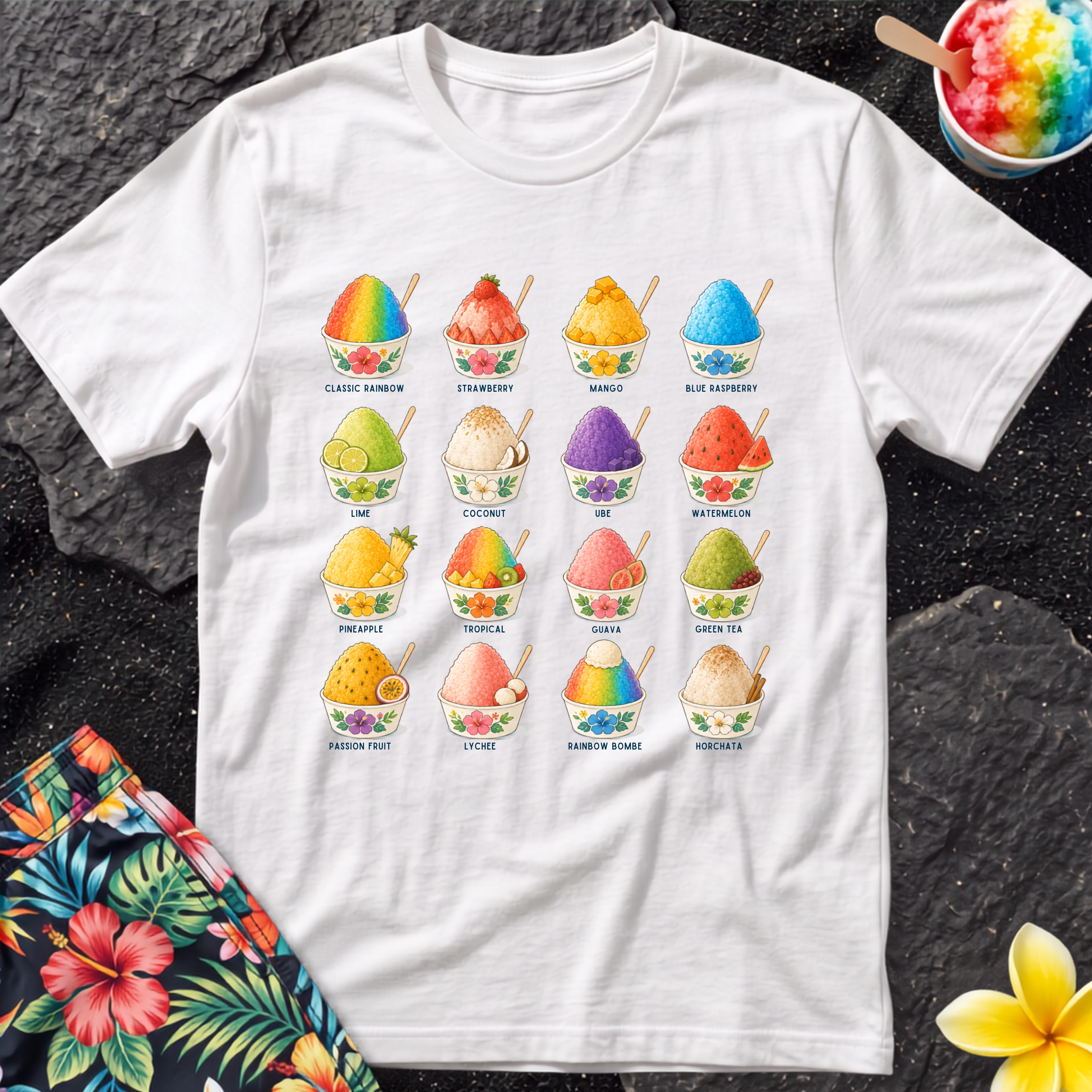 Shaved Ice Hawaiian T-Shirt