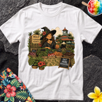 Farmers Market Witch T-Shirt — Hilo Local Produce Graphic Tee