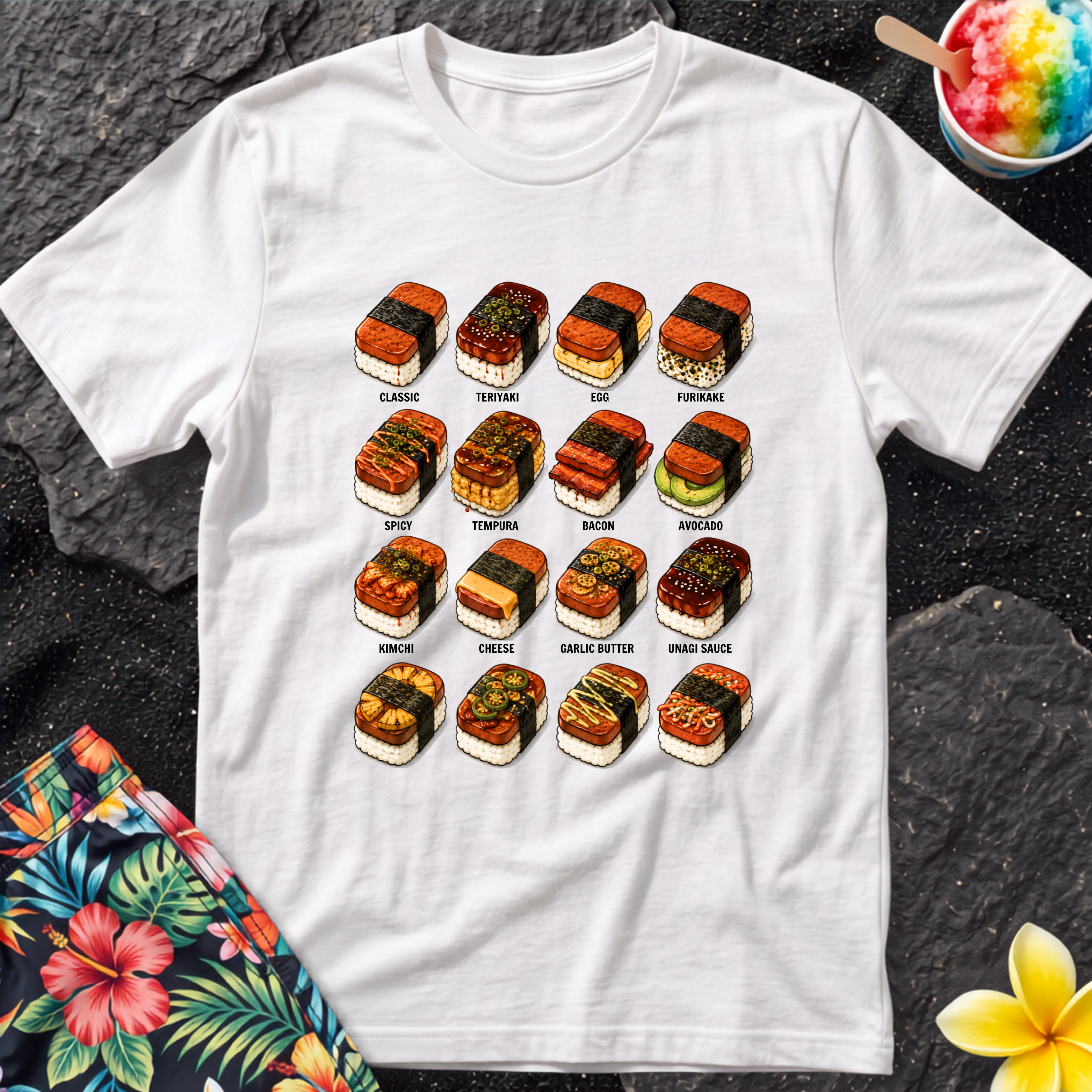 Spam Mususbi Hawaiian T-Shirt
